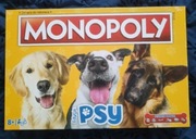 Gra planszowa rodzinna Monopoly psy pieski 8+ prezent święta 
