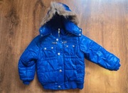 Kurtka Lusa ciepła zimowa z kapturem 104 - 110