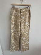 Nowe spodnie w białe wzorki M