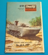 2 KA – MI  Japoński czołg pływający - Mały Modelarz 8/1991 