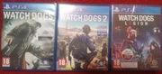 Kolekcja Watch Dogs PS4 PL + WATCH DOGS 2 PS4 PL + WATCH DOGS LEGION PS4 PL