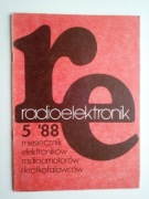 Radioelektronik miesięcznik 5/88  (spis treści na zdjęciu)