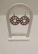 Kolczyki Geometryczny Kwiat 