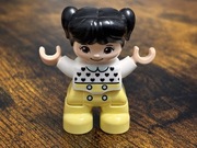 Lego figurka Duplo dla dziewczynki, żółte spodnie
