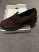 Mokasyny czekoladowe Geox Serilda