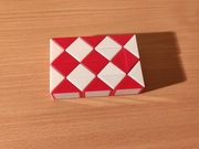 Układanka Snake biało-czerwony