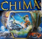 klocki chima 2 pojazdy speedorz na napęd 2 figurki 2 klucze napędy speedor