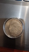Kopia monety kolekcjonerskiej  10 dollars 1907r.
