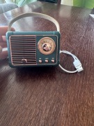 bezprzewodowy głośnik Bluetooth marki HM11 w stylu retro