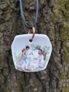 Naszyjnik z zawieszką Vintage Miłość Wiedeńska 