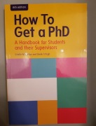 How To Get a PhD - A Handbook for Students