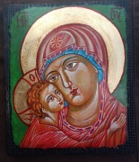 Ikona Matka Boska Korsuńska pisana ręcznie zwana Miłującą