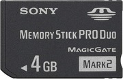 NOWA KONSOLA PSP KARTA PAMIĘCI MEMORY STICK PRO DUO 4GB SONY ORYGINAŁ !!