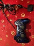 Kontroler pad Playstation 2 niebieski Midnight Blue przezroczysty