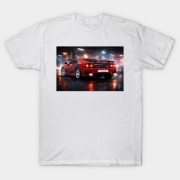 Koszulka dla Fanów Motoryzacji Sportowy samochód Tuning