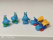Kinder niespodzianka figurki hipopotam happos