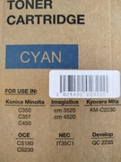 TONER KONICA C350 CYAN/NIEBIESKI 