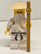 LEGO Ninjago minifigurka Wu Sensei njo002 akcesoria 