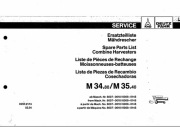 Katalog części kombajn deutz fahr M 34.80, M 35.40