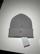 Tommy Hilfiger szara czapka dziecięca jesienno zimowa oryginalna