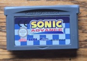 GBA. Sonic Advance. Nowy kartridż. Game Boy Advance.