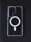 Etui/case klasyczne przezroczyste z MagSafe na Samsunga Galaxy s25 ultra 