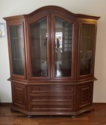 Drewniany kredens regał witryna