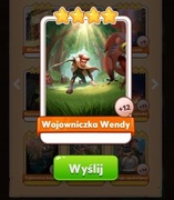 Wojowniczka Wendy / Coin Master karty