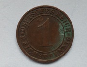 Niemcy 1 reichsfenig, 1935 r. Znak menniczy „E” – Muldenhütten (S148)