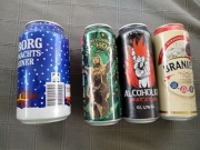 Puszki po piwie, do kolekcji.