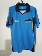 Niebieska sportowa koszulka polo Azzurri używana rozmiar M