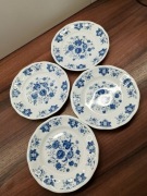 HIBBEN nowe porcelanowe talerze deserowe kpl 4 szt Vintage