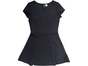 Sukienka mała czarna, H&M, S