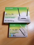 Router WiFi TP-Link bezprzewodowy ze wzmacniaczem jak nowy