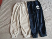 Dziewczęce spodnie dresowe na wiosnę i lato rozm. 150 cm - 2 szt.