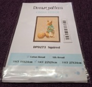 Zestaw do haftu krzyżykowego cross stitch wiewiórka 