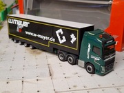 Herpa Volvo FH z naczepą kurtynową jumbo W.Mayer