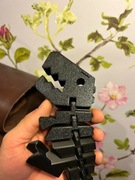 Articulated DUŻY Flexi Rex Czarny Zabawka Antystresowa TIKTOK