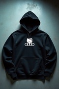 Męska Czarna Bluza M Hello Kitty Audi
