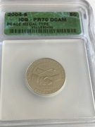 5 cent 2004 S USA Peace medal ICG-PR70 DCAM