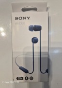 SŁUCHAWKI BEZPRZEWODOWE SONY WI-C100 LZ IPX4 BT 5.0 ASYSTENT GŁOSOWY 25h