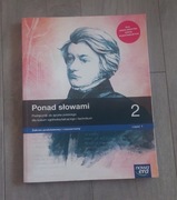 Podręcznik dla liceum i technikum do języka polskiego Ponad słowami 1 i 2