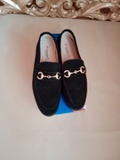 Wygodne, miękkie mokasyny, kolor - czarny, marka - Siader