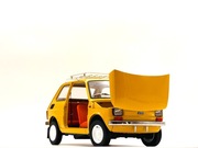 Model Fiat 126p Maluch z Przyczepą Deagostini 1:18 Polecam