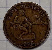 0838 Filipiny 5 centavos 1958