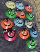 Lampa UFO PRL lata 70 w stylu skandynawskim