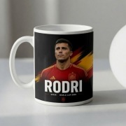Rodri Manchester City Hiszpania prezent dla kibica pilki noznej kubek 