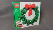 LEGO 40426 Wieniec Świąteczny | Bożonarodzeniowy Stroik 2w1 - NOWY