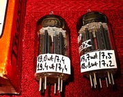 2 szt 5687 Tung-Sol USA GAIN 89,5% czarne anody