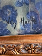 Obraz w pięknie zdobionej ramie